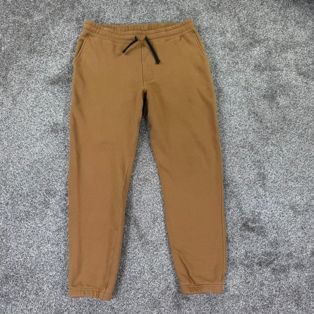 Origin USA Heavy Fleece Sweatpants Men XL Brown Loose Fit Jogger USA Made Casual